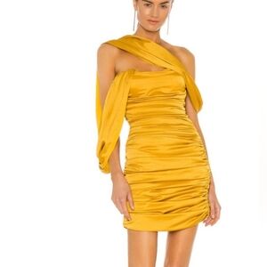 Andrea Iyamah Sol Dress XL Mustard Yellow – NWT